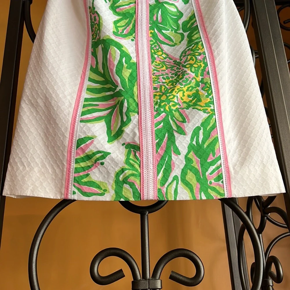 LILLY PULITZER Seeing Pink Elephants Strapless Angela Dress - Picture 5 of 10